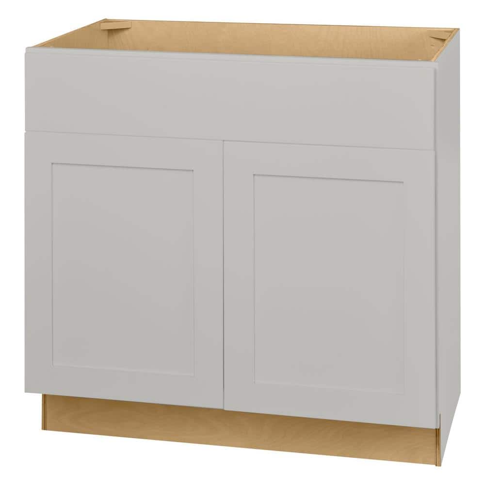 Avondale 36 in. W x 21 in. D x 34.5 in. H Ready to Assemble Plywood Shaker Sink Base Bath Cabinet in Dove Gray price history on PriceWatchPro
