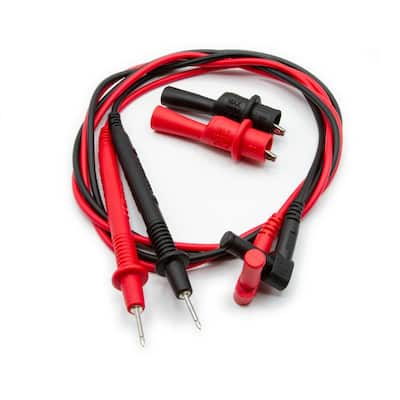 12xUseful multimeter lead wire test probe hook clip set grabbers connector to ER