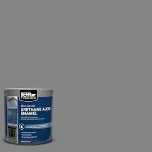 1 qt. #6795 Slate Gray Semi-Gloss Enamel Urethane Alkyd Interior/Exterior Paint