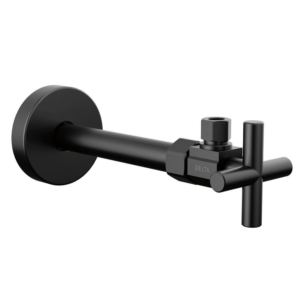 1/2 in. x 7.75 in. L Matte Black Brass Angled Supply Stop Valve price history on PriceWatchPro