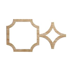 42 3/8 in. x 23 3/8 in. x 1/4 in. Red Oak Large Anderson Decorative Fretwork Wood Wall Panels (50-Pack)