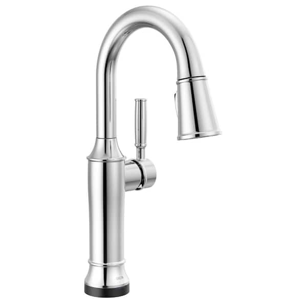 Delta Renaldi Touch2O with Touchless Technology Single Handle Bar Faucet in Lumicoat Chrome