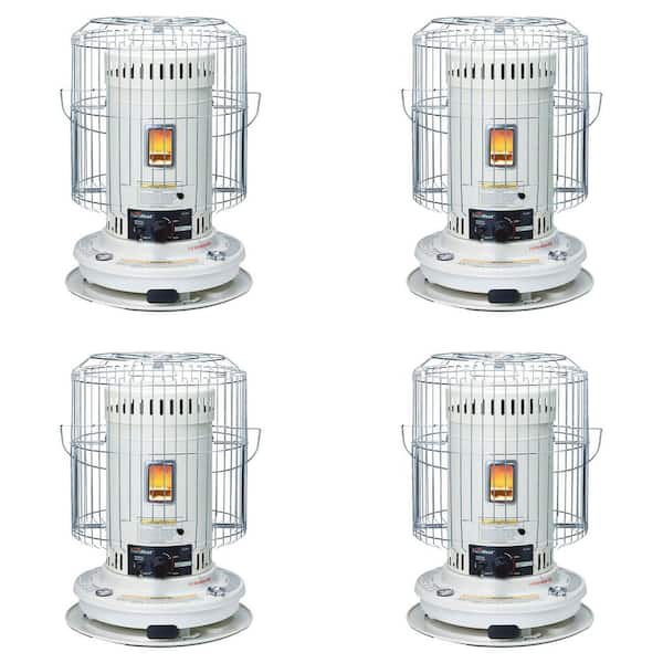 KeroHeat 23,500 BTU Indoor Outdoor Convection Kerosene Space Heater, 4 Pack