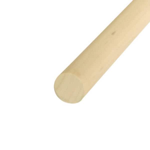 Unbranded 48 in. x 2 in. Wood Round Dowel