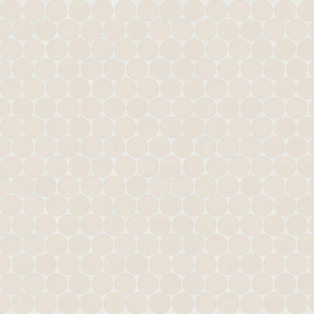 Marin 3/4 in. Penny Round Matte Porcelain Mosaic in Sand Dollar (9.87 sq. ft. /Case) price history on PriceWatchPro