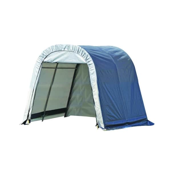 ShelterLogic ShelterCoat 10 ft. x 12 ft. Wind and Snow Rated Garage Round Gray STD