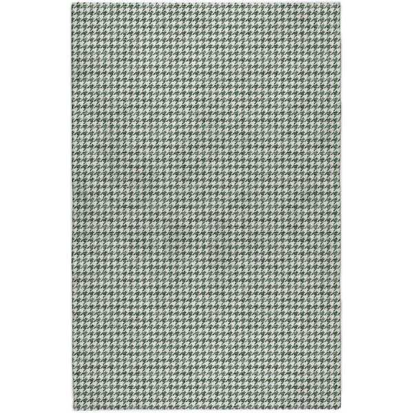 Dream Shag Premium Machine Washable Abstract ADS137 Green 10 ft. x 14 ft. Area Rug
