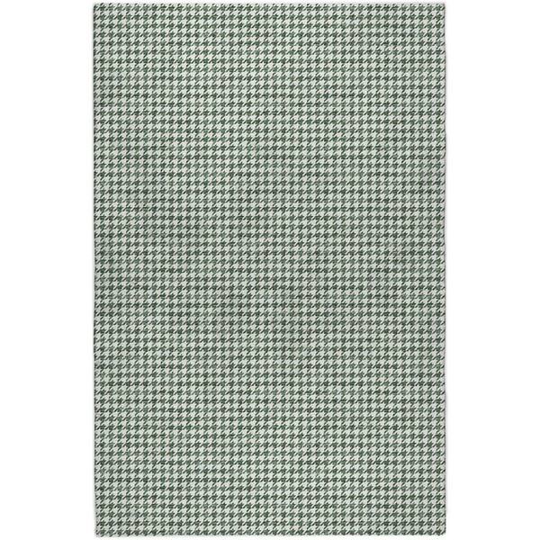 Dream Shag Premium Machine Washable Abstract ADS137 Green 5 ft. x 7 ft. 6 in. Area Rug