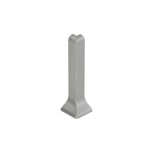Designbase-SL Aluminum with Brushed Stainless Steel Appearance 3-1/8 in. x 1 in. Metal 90-Degree Outside Corner