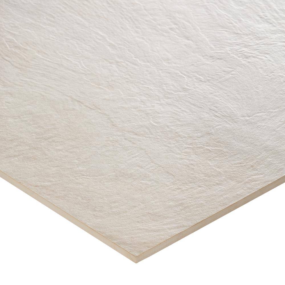 SkyTech 24" x 48" Beige Matte Porcelain Stone Look Tile