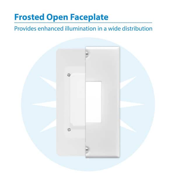 NICOR STP2 Series White LED Hardwire Stair Light Frosted
