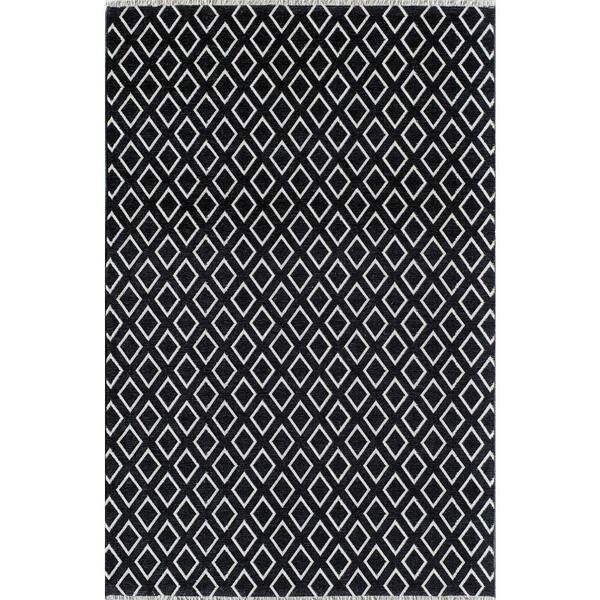 Rugs America Hadley Onyx Soverneignty 2'6"x4' Vintage Black Area Rug