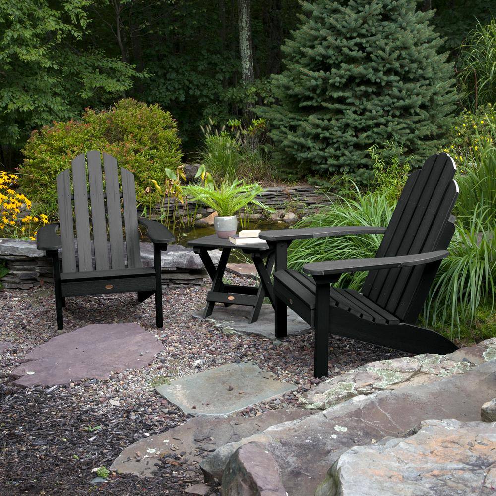 Classic Westport Black 3-Piece Recycled Plastic Outdoor Conversation Set price history on PriceWatchPro
