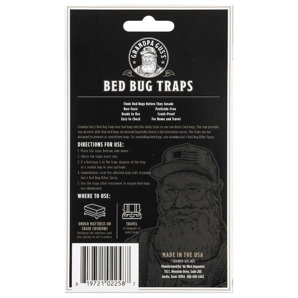 Aspectek Bed Bug Trap, Bed Bug Interceptor, Bed Bug Traps. Flea Traps, Safe  Eco Friendly, Bed Bug Eliminator (White)