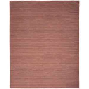 Washable Essentials Mocha 9 ft. x 12 ft. All-over design Contemporary Area Rug