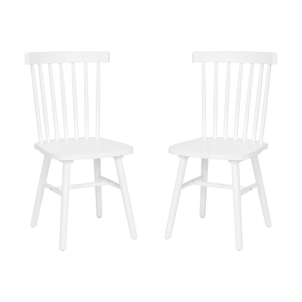 TAYLOR + LOGAN White Wood Dining Chair RE506815TAYLH The Home Depot