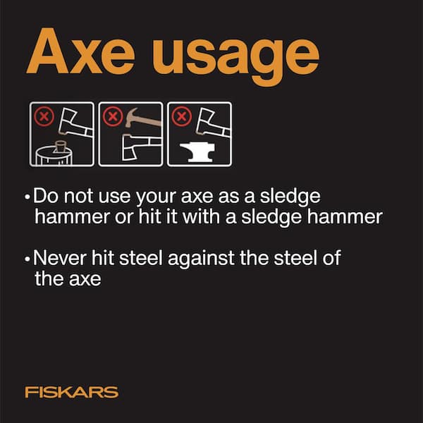 Fiskars - X7 1.4 lb Hatchet Camping Axe with 14 in. Shock-absorbing Handle