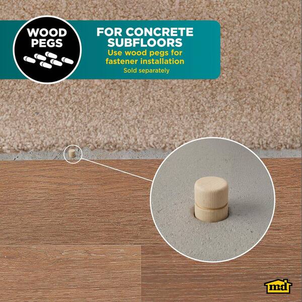 M-D Building Products 2 in. x 144 in. Pewter Aluminum Carpet Trim