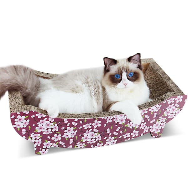 Oval Extra-Large Cat Scratching Board Scratcher Pad Lounge for Cat