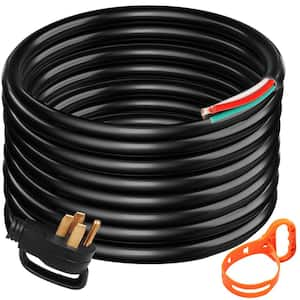 40 ft. 50 Amp 110 VoltRV Power Cord Generator Cable 6/3 + 8/1 AWG NEMA 14-50 P Generator Extension Cord for RV