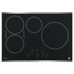 Profile 30 in. Electric Induction Cooktop in Stainless Steel with 4 Elements and Exact Fit