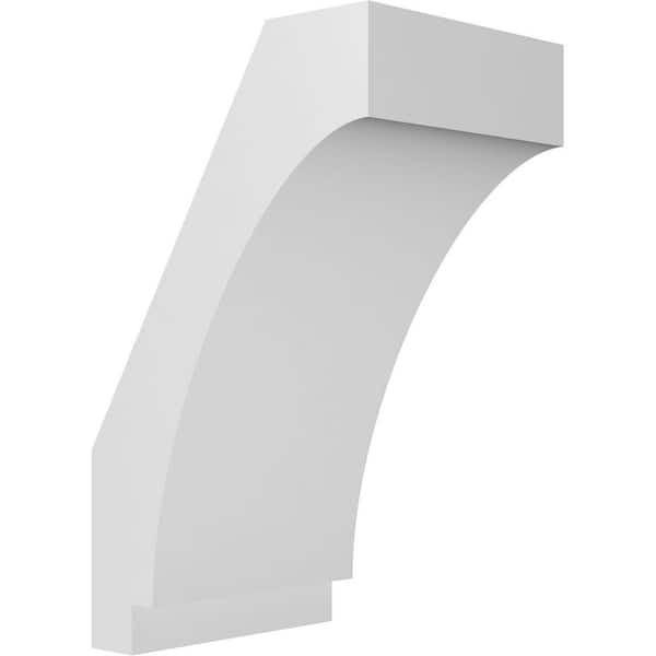 Ekena Millwork Imperial 5 in. x 10 in. x 6 in. Architectural Grade PVC Knee Brace