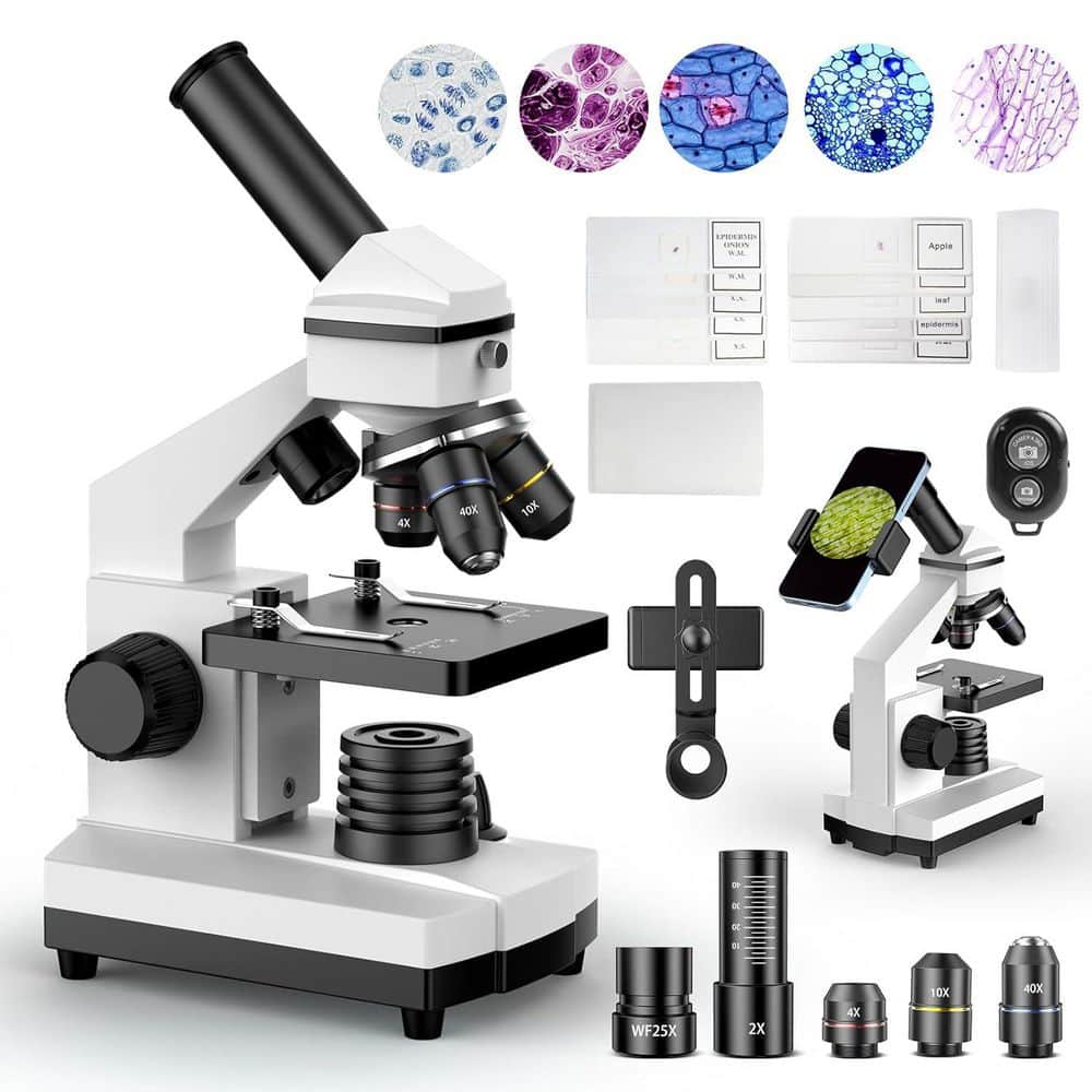 SenQWFa Compound Microscope 100X-2000X High-Power Biological