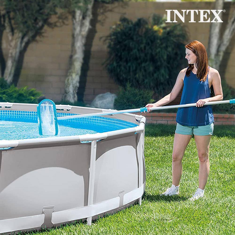 Deluxe Pool Cleaning Kit with Telescoping Aluminum Shaft and Attachments