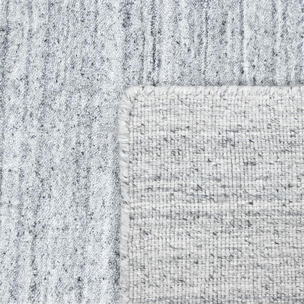 Heather Stripe Hand-Knotted Wool & Viscose 8' x 10' Area Rug
