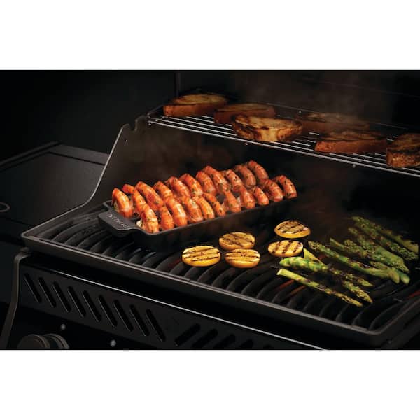 Porcelain Enameled Cast Iron Jumbo Grill Shrimp Tray