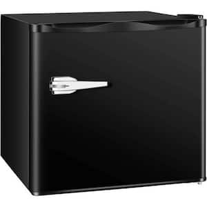 1.2 cu. ft. Compact Manual Defrost Mini Freezer with Adjustable Temperature Controls in Black
