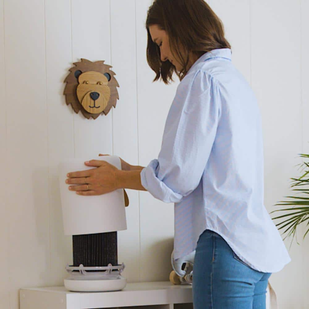 Gray Activated Carbon HEPA Air Purifier Replacement Filter