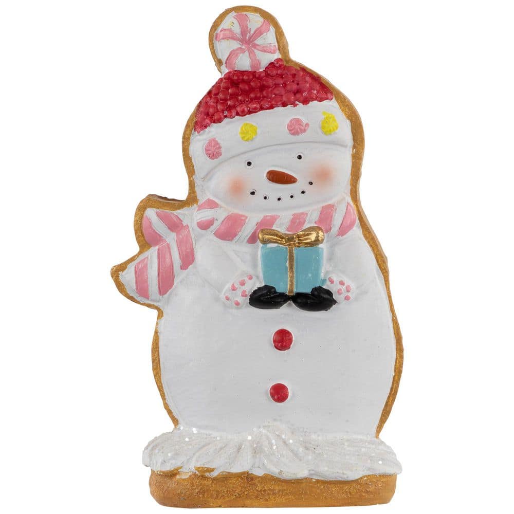 "Gingerbread Snowman with Present Christmas Figurine - 7""" price history on PriceWatchPro