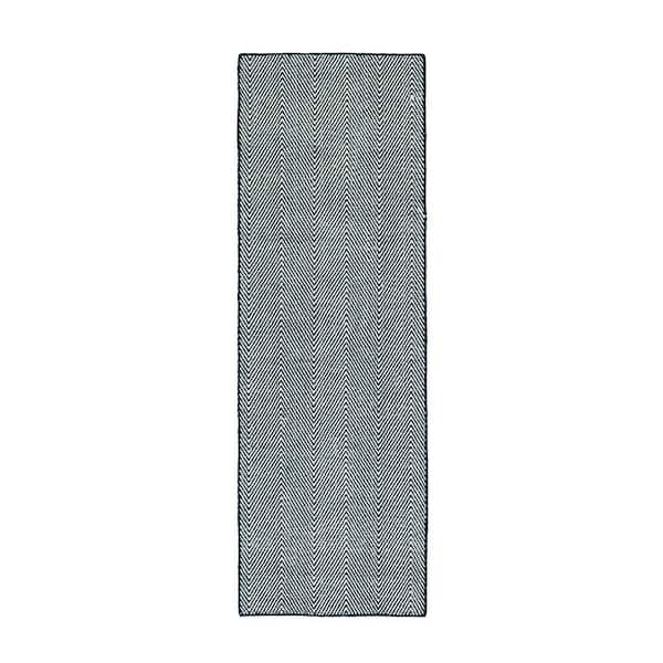 Kaleen Ziggy Navy 2 ft. x 6 ft. Indoor/Outdoor Runner Rug