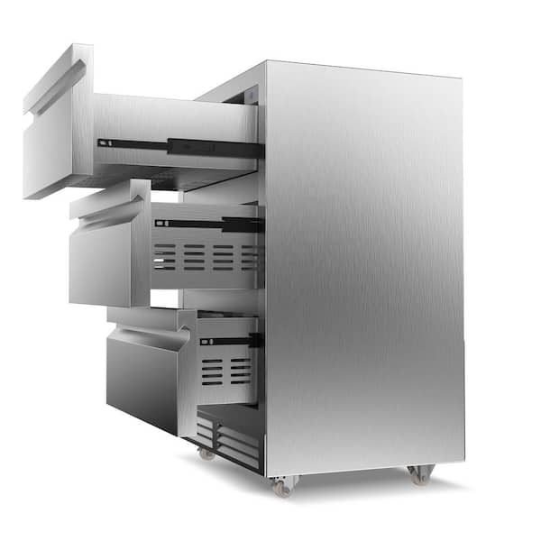 TAZPI 4.9 cu. ft. 24 in. 200-Can Built-in/Freestanding Triple