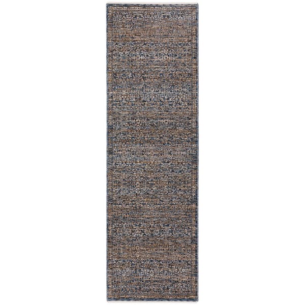 Yarra Vintage Blue 2 ft. 3 in. x 7 ft. 10 in. Runner Rug