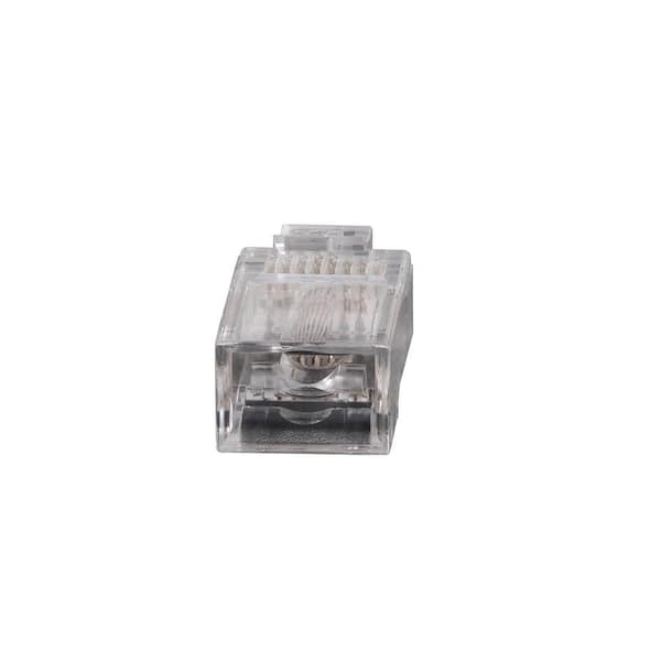 Klein Tools CAT5E Pass-Thru Modular Data Plug (50-Pack) VDV826-702