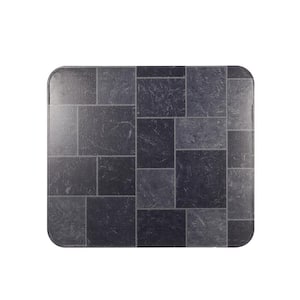 28 in. x 32 in. Type 2 UL1618 Gray Slate Tile Stove Board