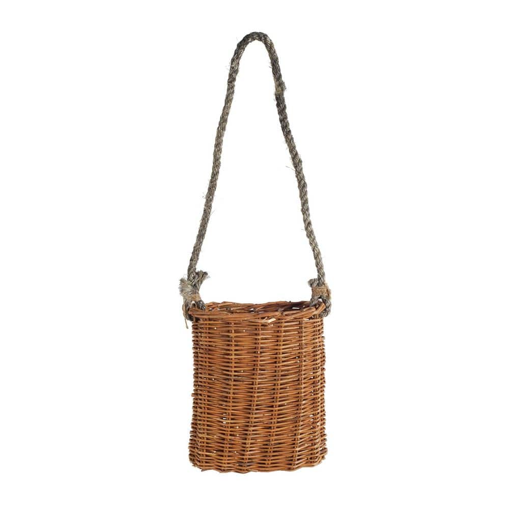 Brown 8 in. x 9.5 in Wood Decorative Basket price history on PriceWatchPro