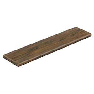 Saratoga Hickory 47 in. Length x 12-1/8 in. Wide x 1-11/16 in. Thick Laminate Left Return to Cover Stairs 1 in. Thick