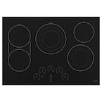 30 in. Radiant Electric Cooktop in Black with 5 Elements Including Power Boil Element