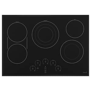 30 in. Radiant Electric Cooktop in Black with 5 Elements Including Power Boil Element