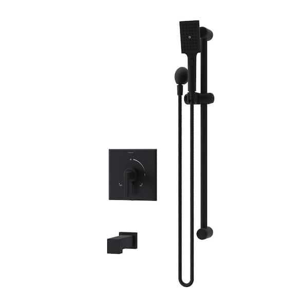 Symmons Duro 1-Handle Tub and Hand Shower Trim Kit - 1.5 GPM (Valve Not Included)