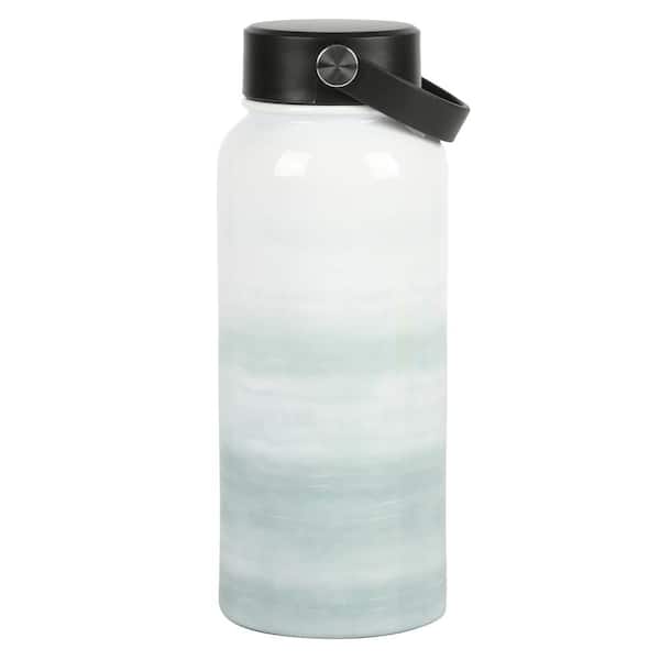 Gibson Home Brampton 30 oz. Stainless Steel Double Wall Thermal Bottle with Lid