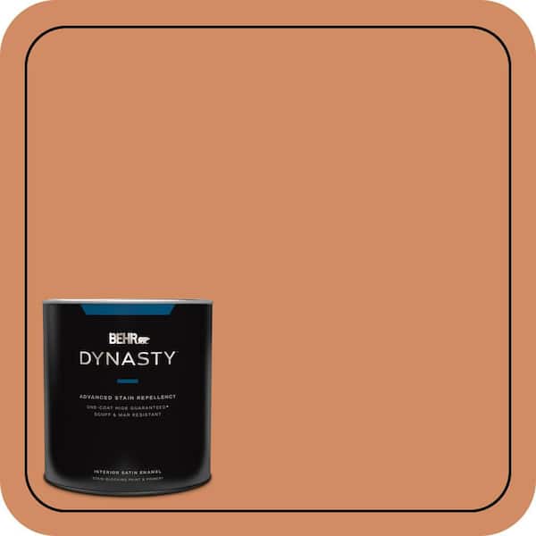 BEHR DYNASTY 1 qt. #240D-5 Grounded Satin Enamel Interior Stain-Blocking Paint and Primer