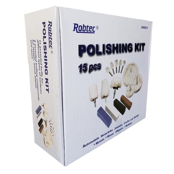 Complete Aluminum Polishing and Sanding Kit for Wheels, Bumpers, Tanks and  Any Other Aluminum Or Stainless Surface, 12 Piece Product Bundle