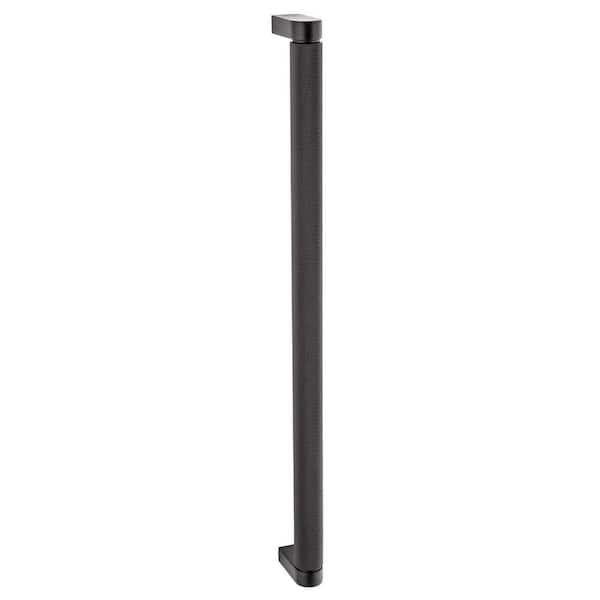 Kent Knurled 16 in. (406 mm) Center-to-Center Industrial Matte Black Appliance Pull