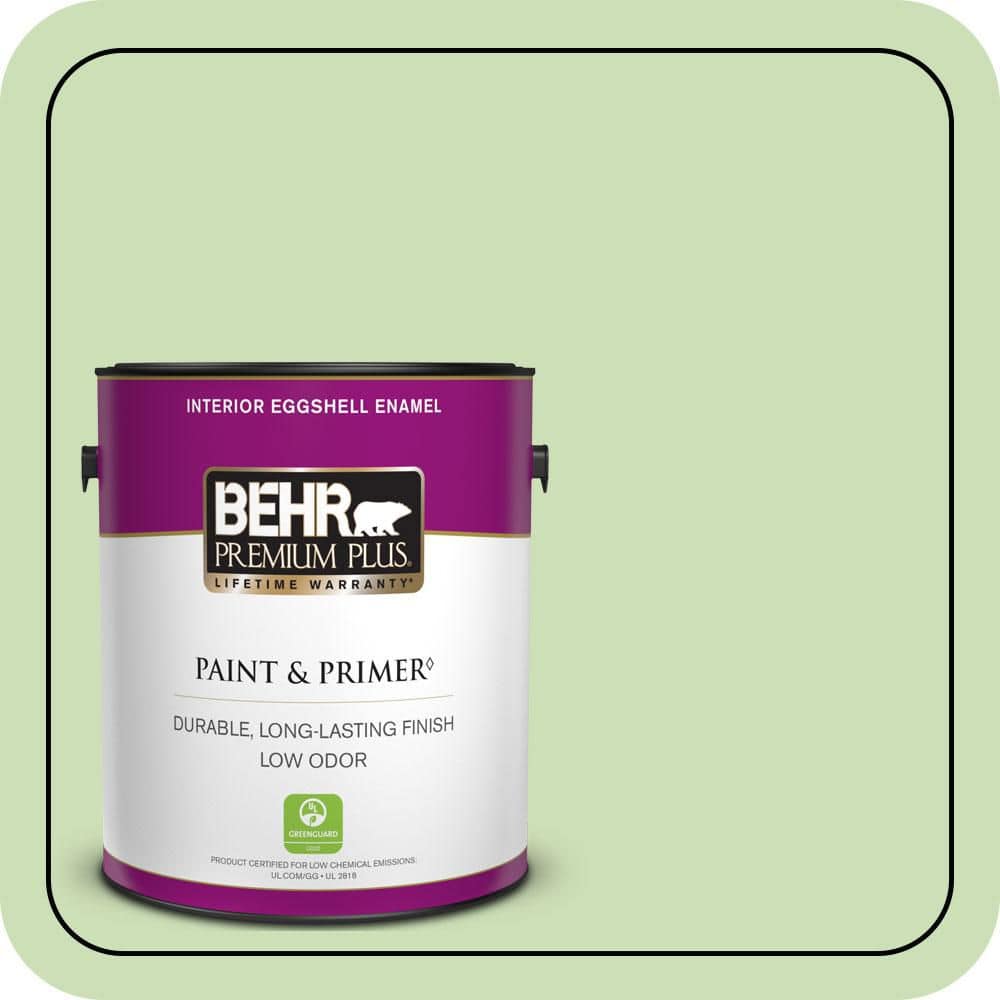 1 gal. #430C-3 Peridot Eggshell Enamel Low Odor Interior Paint & Primer price history on PriceWatchPro