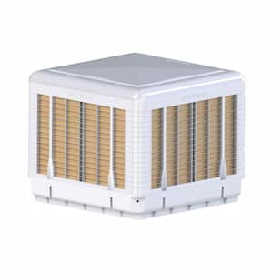2825/5300 CFM 115 Volts 2-Speed Down/Side Discharge Roof Top Evaporative Cooler For 2000 Sq. ft. (with Motor)