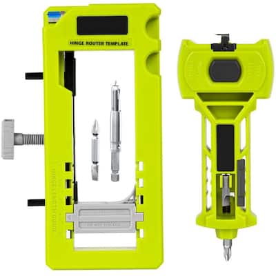 Door Hinge and Latch Installation Kit for Accurate Chiseling and Scoring, Easy to Set Up and Use